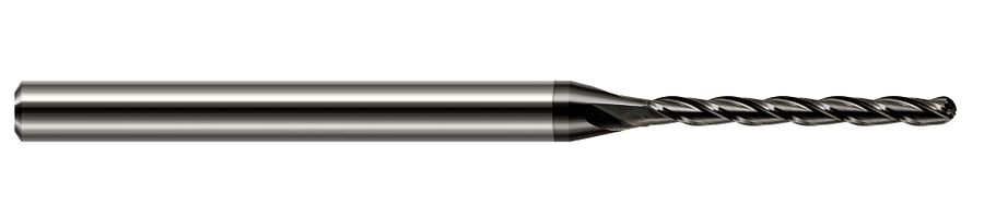 Picture of Harvey Tool 35193-C4 .093 Ball Carbide12x Long Flute EM, DIAMND End Mill Standard Flute Standard Helix Carbide Diamond Single End Ball NoseBall
